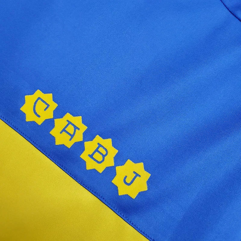 Camisa Retrô Boca Juniors 1981 - Adidas Masculina - Azul com detalhes em amarelo