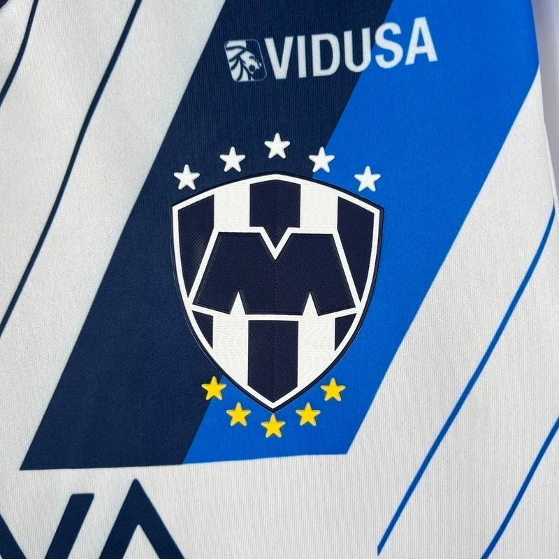 Camisa Monterrey do México II 23/24 - Torcedor Puma Masculina - Branca com detalhes em azul