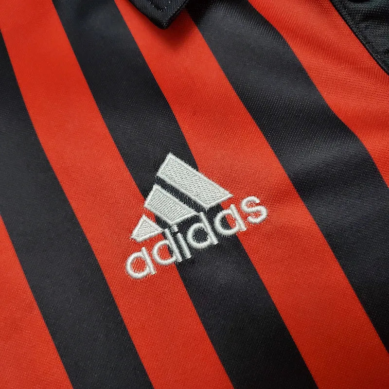 Camisa Retrô AC Milan I 1999/2000 - Masculina Adidas - Vermelha e preta