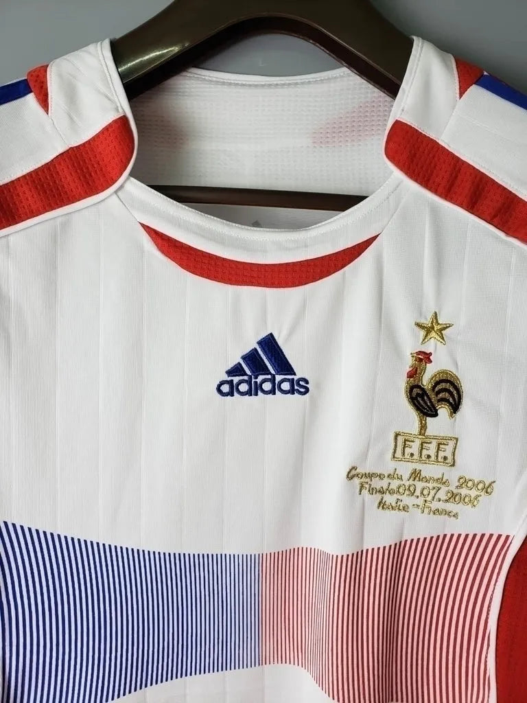 Camisa Retrô Seleção da França II 2006 - Adidas Masculina - Branca