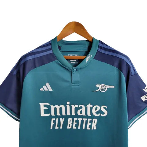 Camisa Arsenal III 23/24 Torcedor Adidas Masculina - Azul