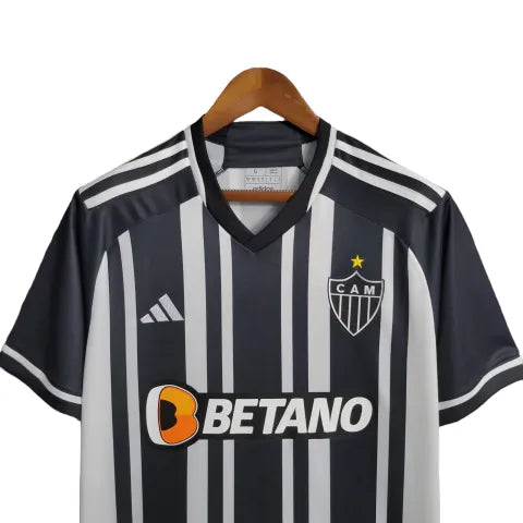 Camisa Atlético Mineiro I 23/24 Torcedor Adidas Masculina - Preto e Branco