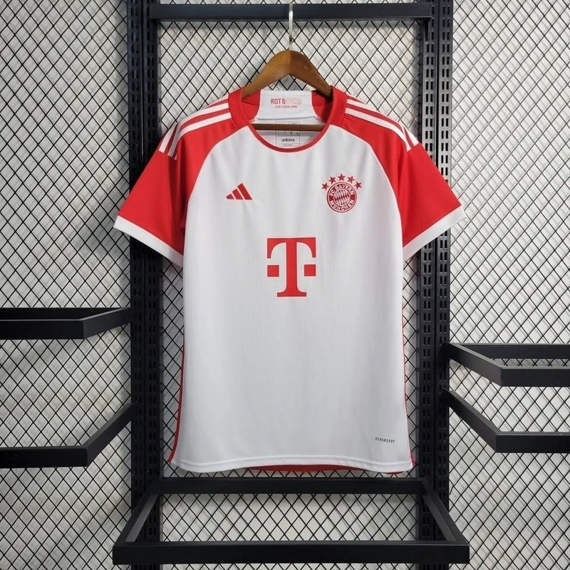 Camisa Bayern de Munique I 23/24 - Torcedor Adidas Masculina - Branca