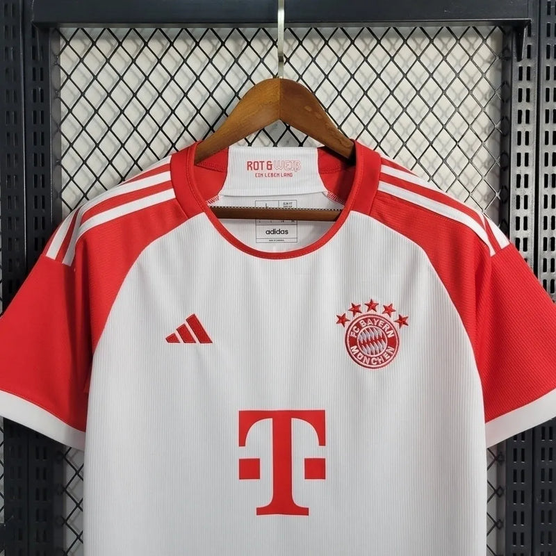 Camisa Bayern de Munique I 23/24 - Torcedor Adidas Masculina - Branca