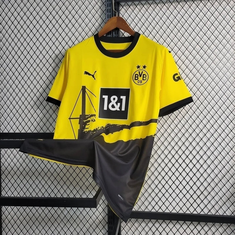 Camisa Borussia Dortmund I 23/24 - Torcedor Puma Masculina - Amarela