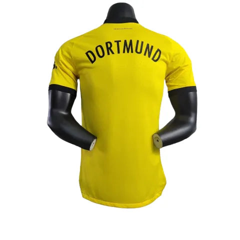 Camisa Borussia Dortmund I 23/24 - Jogador Puma Masculina - Amarela e preta