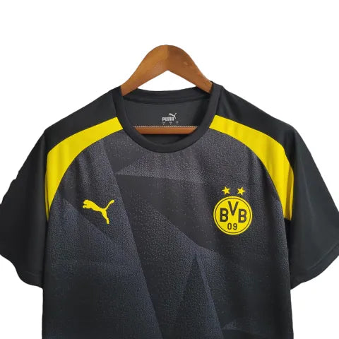 Camisa Borussia Dortmund 23/24 - Torcedor Puma Masculina - Preta