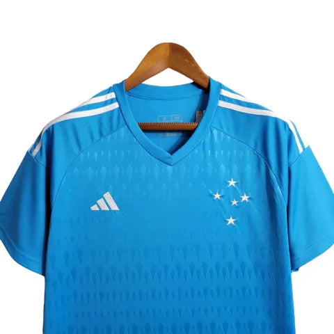 Camisa Cruzeiro Goleiro 23/24 Torcedor Adidas Masculina - Azul