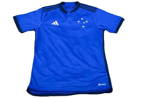 Camisa Cruzeiro I 23/24 Torcedor Adidas Masculina - Azul