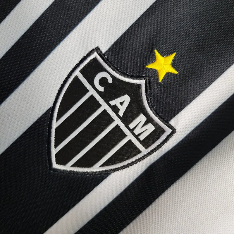 Camisa Atlético Mineiro I 23/24 - Feminina Adidas - Branco e Preto