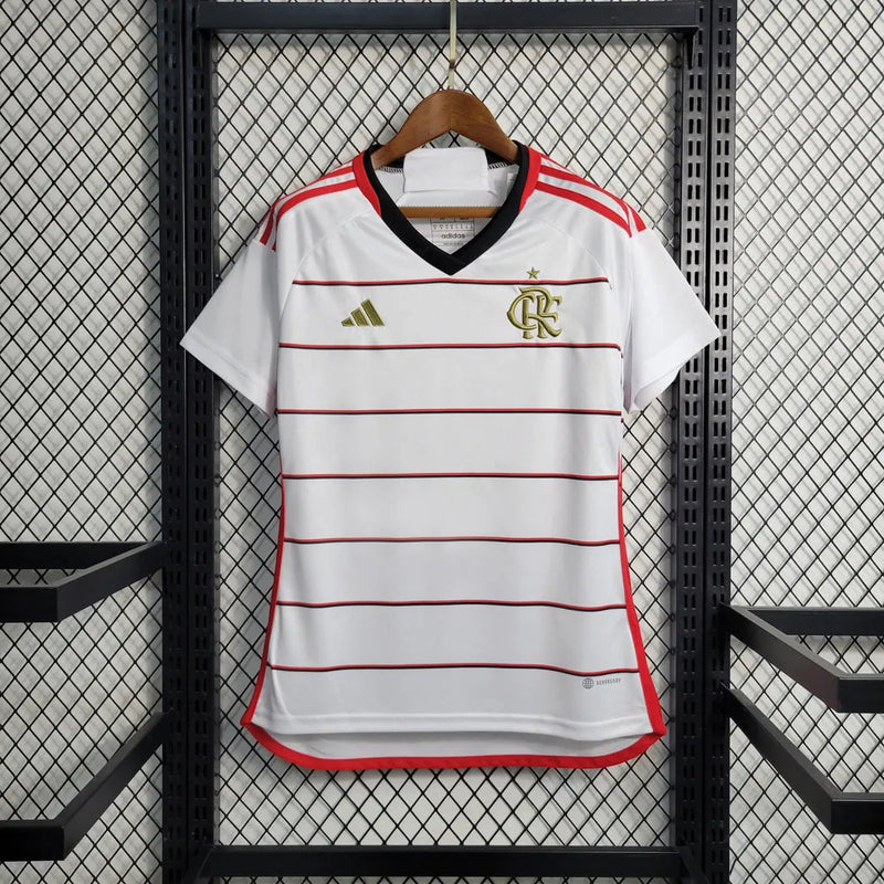 Camisa Flamengo II 23/24 - Feminina Adidas - Branco