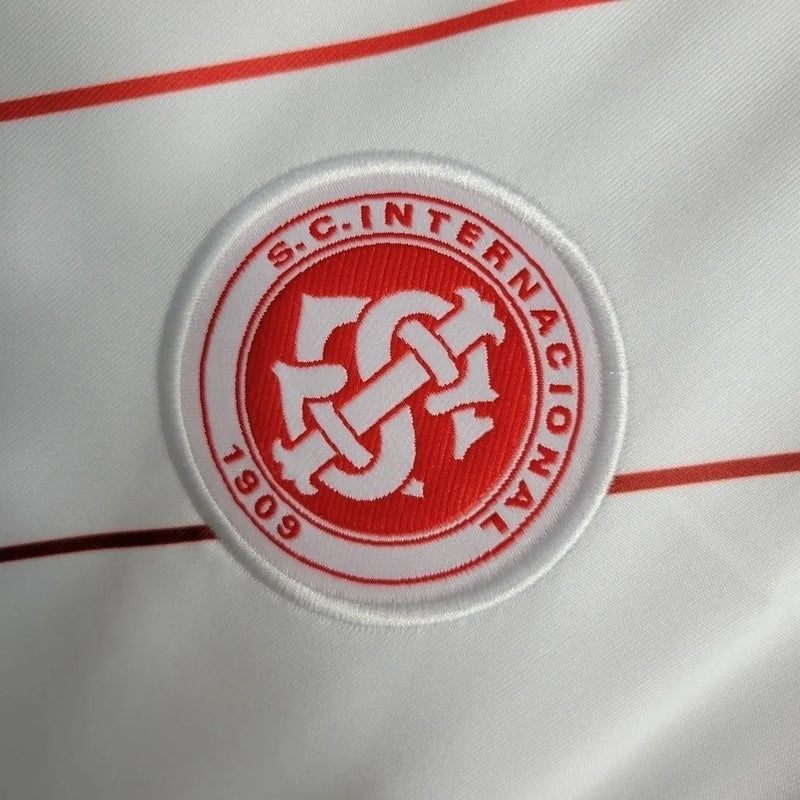 Camisa Internacional II 23/24 - Torcedor Adidas Feminina - Branca com detalhes em vermelho