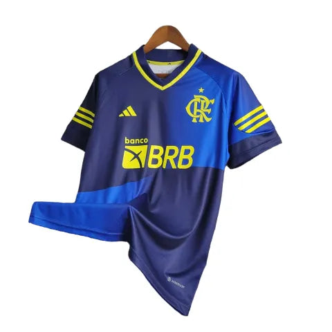 Camisa Flamengo 23/24 Torcedor Adidas Masculina - Azul