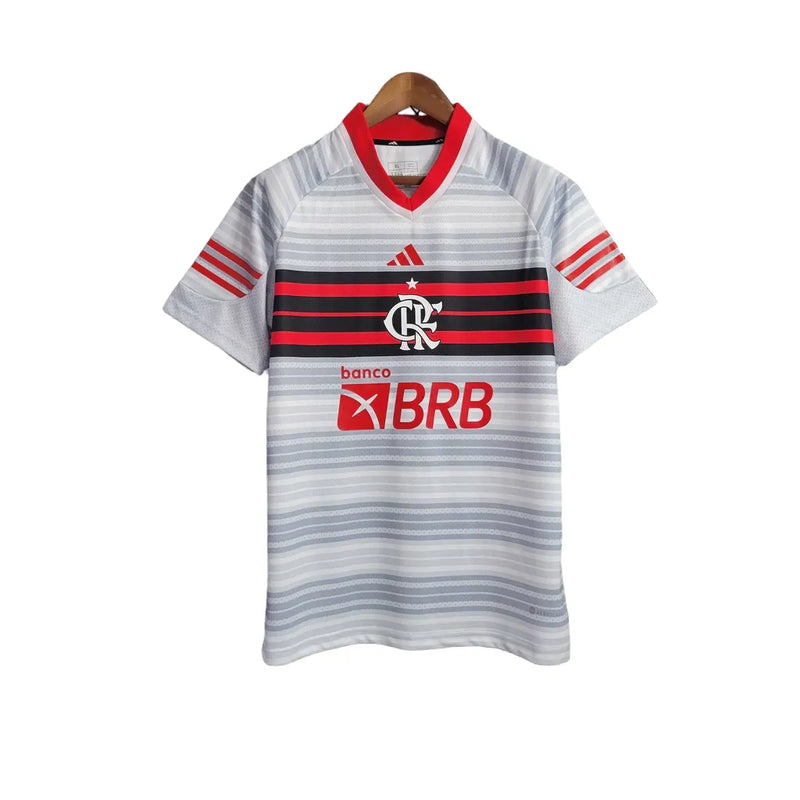 Camisa Flamengo 23/24 Torcedor Adidas Masculina - Branco