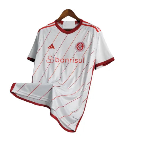 Camisa Internacional II 23/24 - Torcedor Adidas Masculina - Branca com detalhes em vermelho