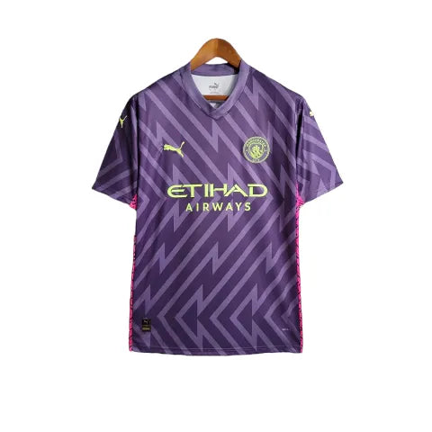 Camisa Manchester City Goleiro 23/24 - Torcedor Puma Masculina - Roxo