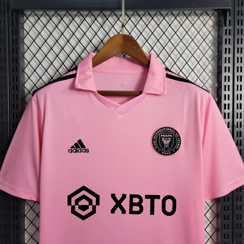 Camisa Inter Miami Home 23/24 - Torcedor Adidas Masculina - Rosa