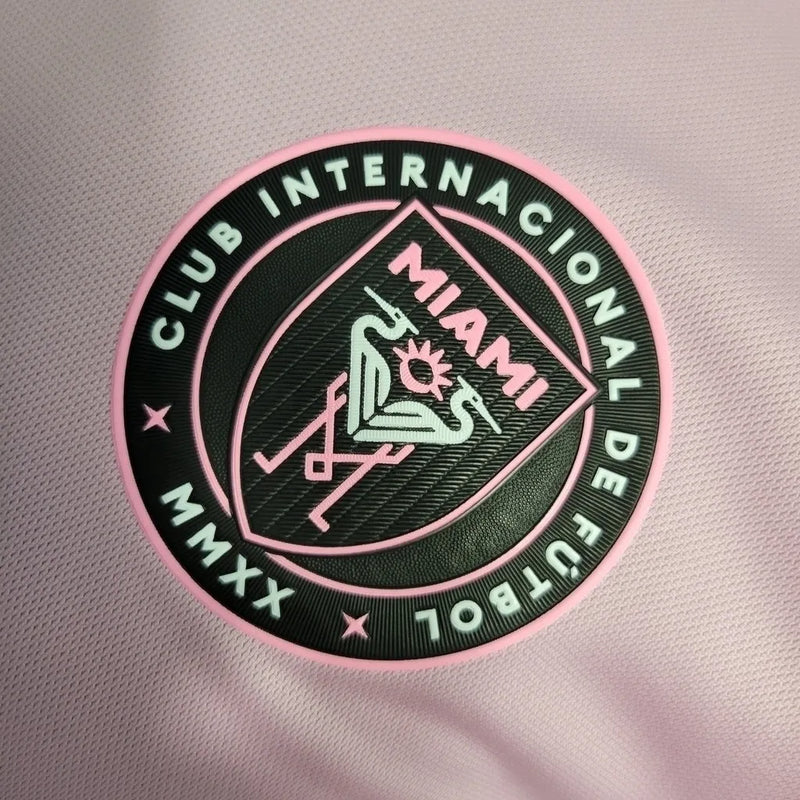 Camisa Inter Miami Home 23/24 Jogador Adidas Masculina - Rosa