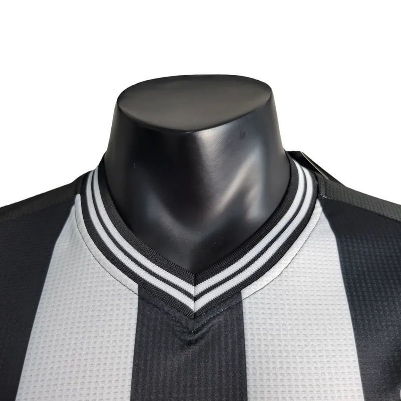 Camisa Newcastle Home 23/24 Jogador Castore Masculina - Preto e Branco