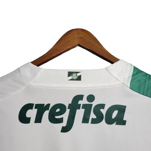 Camisa Regata Palmeiras II 23/24 - Torcedor Puma Masculina - Branca com detalhes em verde