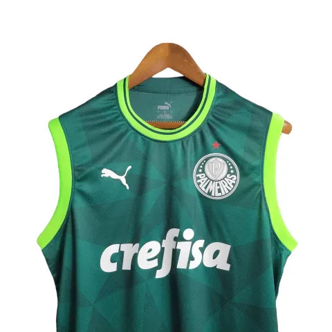 Camisa Regata Palmeiras I 23/24 - Torcedor Puma Masculina - Verde