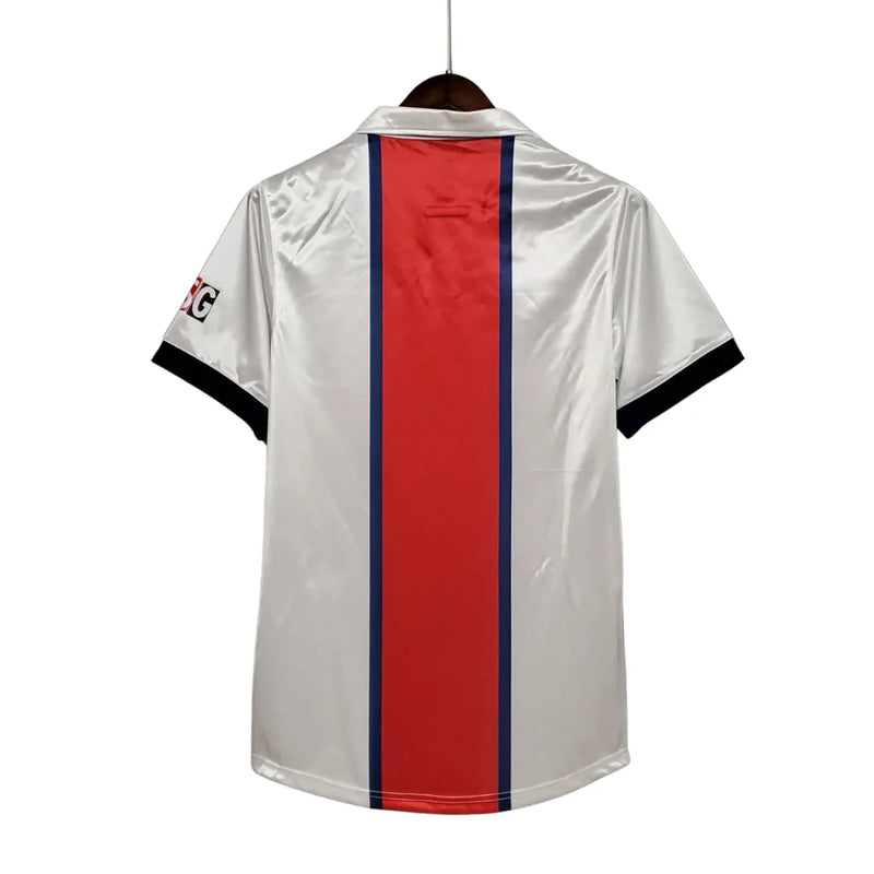 Camisa Retrô Paris Saint-Germain II 1998/1999 - Torcedor Nike Masculina - Branca, azul e vermelha