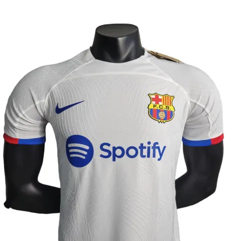 Camisa Barcelona I 23/24 Jogador Nike Masculina - Branca