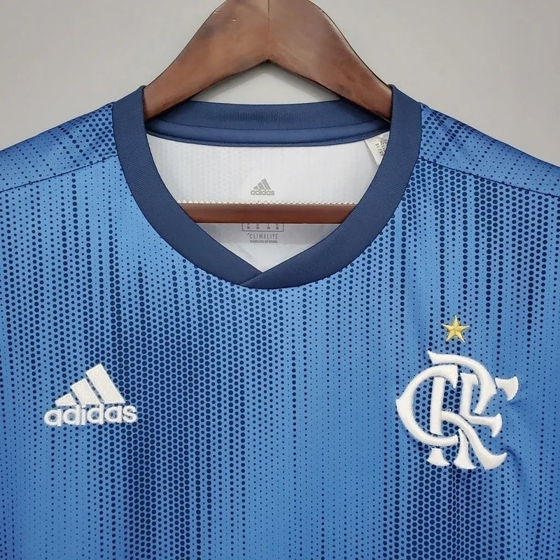 Camisa Retrô Flamengo III 18/19 Torcedor Adidas Masculina - Azul