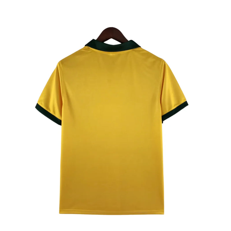 Camisa Retrô 1988 Seleção Brasileira I Masculina - Amarelo e Verde