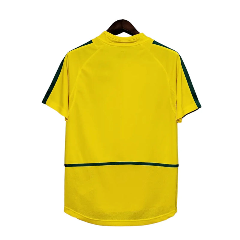 Camisa Retrô 2002 Seleção Brasileira I Nike Masculina - Amarela