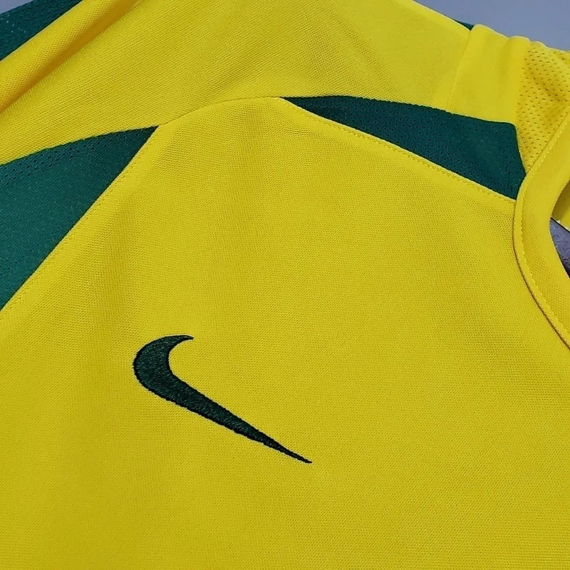 Camisa Retrô 2002 Seleção Brasileira I Nike Masculina - Amarela