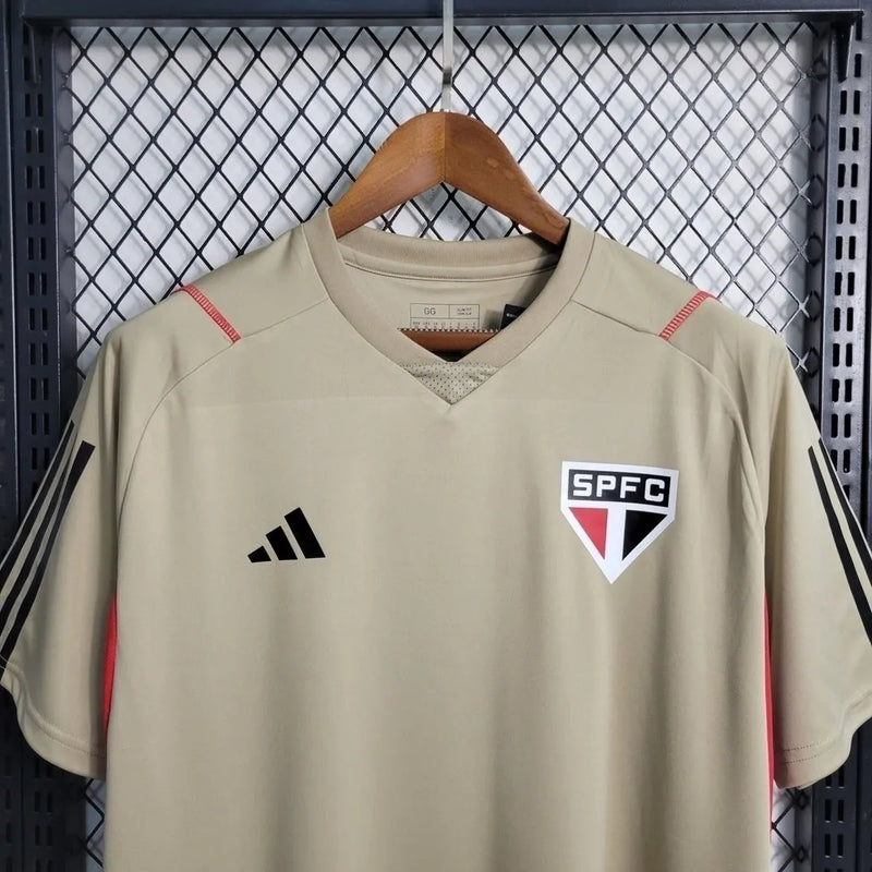 Camisa São Paulo Treino 23/24 Torcedor Adidas Masculina - Bege