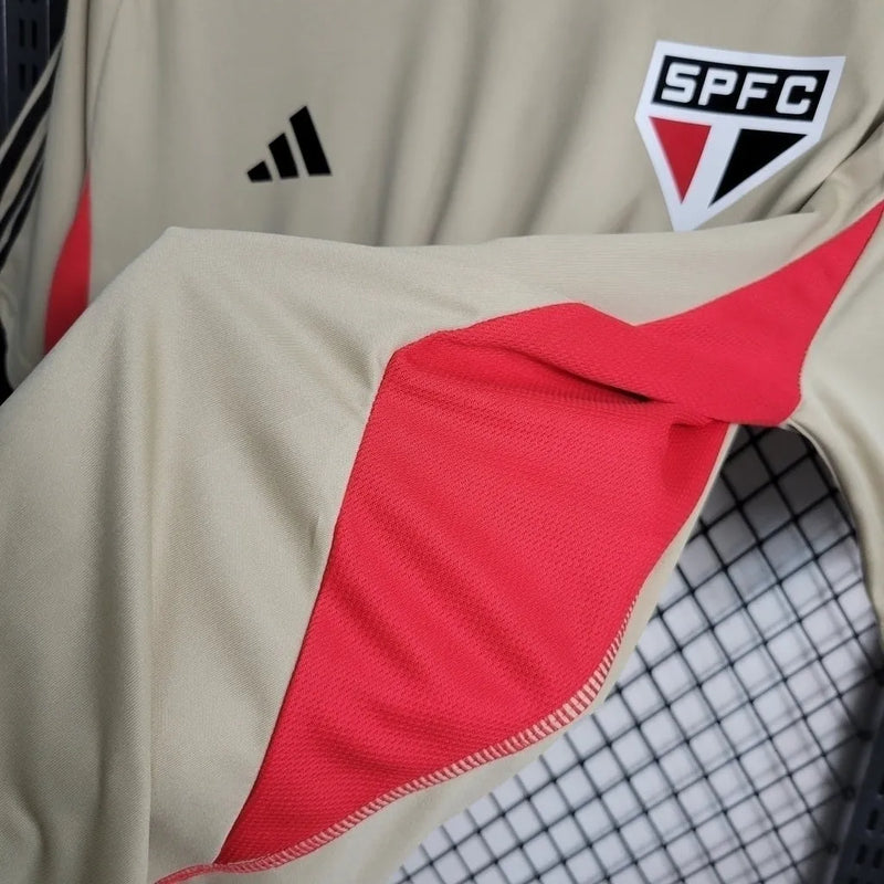 Camisa São Paulo Treino 23/24 Torcedor Adidas Masculina - Bege