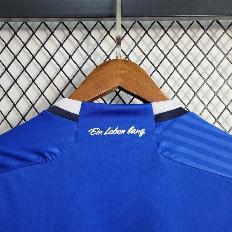 Camisa Schalke 04 I 23/24 - Torcedor Adidas Masculina - Azul