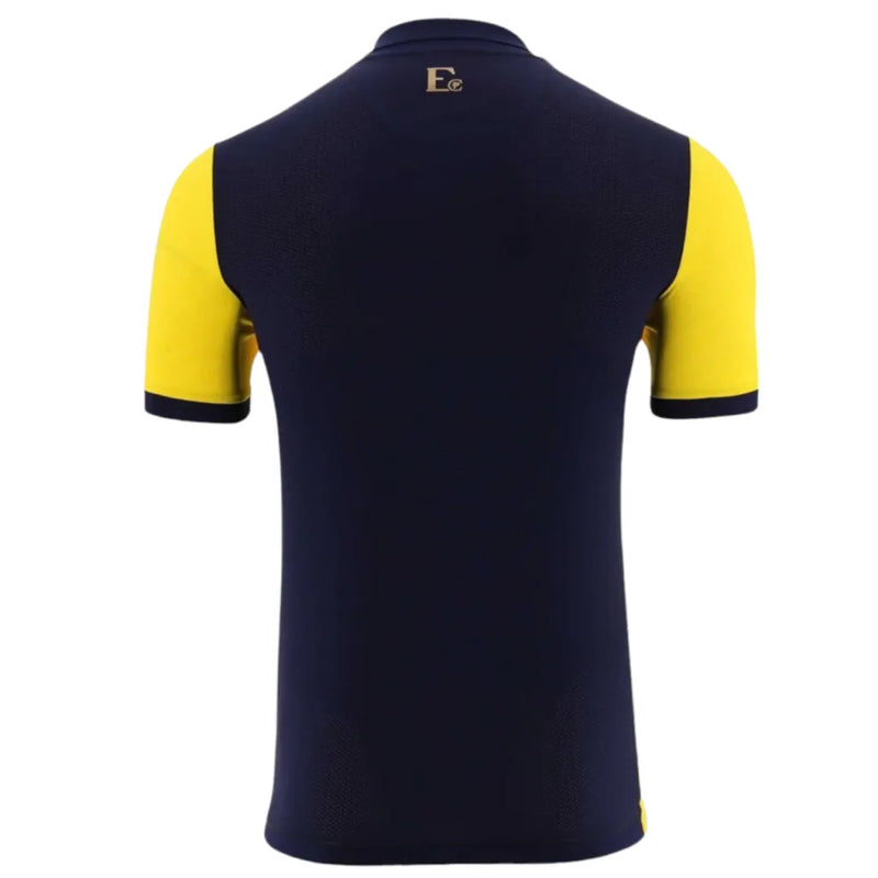 Camisa Equador I 24/25 Copa América - Torcedor Marathon Masculina - Amarela com detalhes em preto