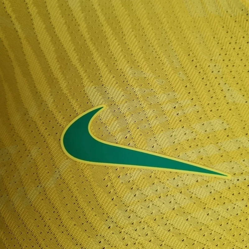 Camisa Seleção Brasileira Edição Especial Cristo Redentor Jogador Nike Masculina - Amarela