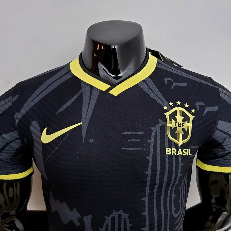 Camisa Seleção Brasileira Especial Nordeste Jogador Nike Masculina - Preta