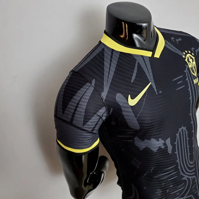 Camisa Seleção Brasileira Especial Nordeste Jogador Nike Masculina - Preta