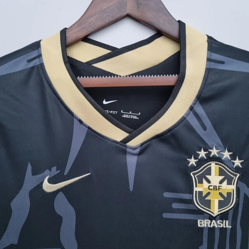 Camisa Seleção Brasileira Especial Nordeste - Torcedor Nike Feminina - Preta