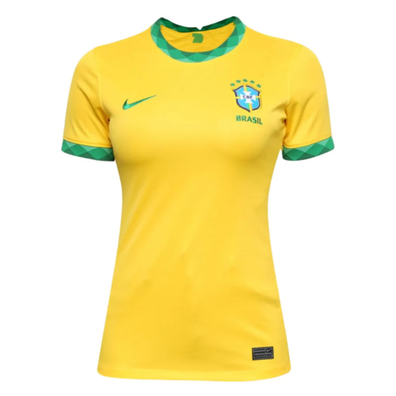 Camisa Seleção Brasileira I 20/21 - Torcedor Nike Feminina - Amarela