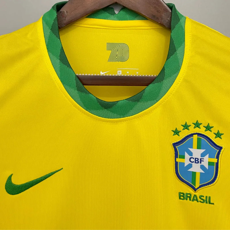 Camisa Seleção Brasileira I 20/21 - Torcedor Nike Feminina - Amarela