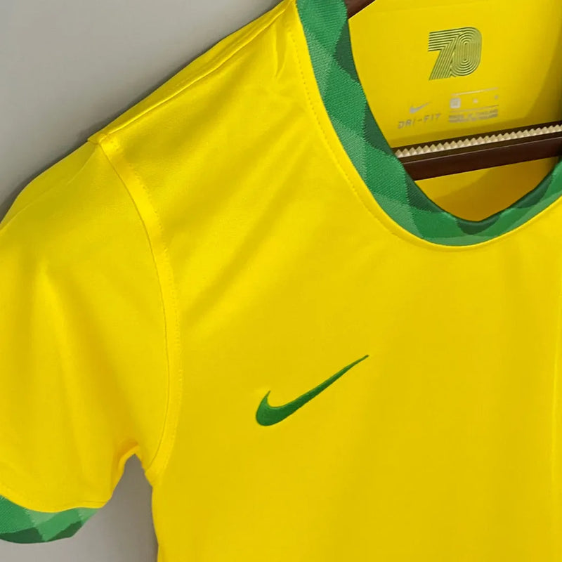 Camisa Seleção Brasileira I 20/21 - Torcedor Nike Feminina - Amarela