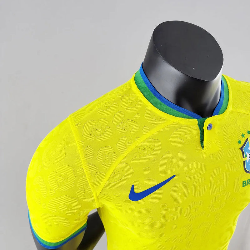 Camisa Seleção Brasileira I 2022 Jogador Nike Masculina - Amarela