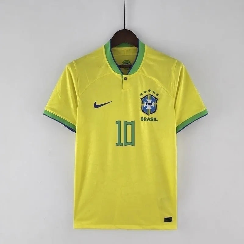 Camisa Seleção Brasileira I 2022 Torcedor Nike Masculina - Amarela