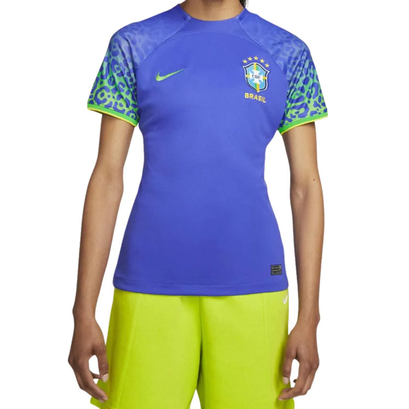 Camisa Seleção Brasileira II 2022 - Torcedor Nike Feminina - Azul