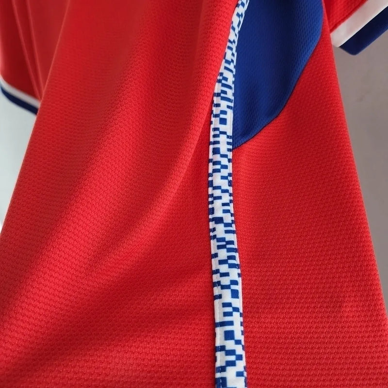 Camisa Seleção do Chile Home 2022 Torcedor Adidas Masculina - Vermelha