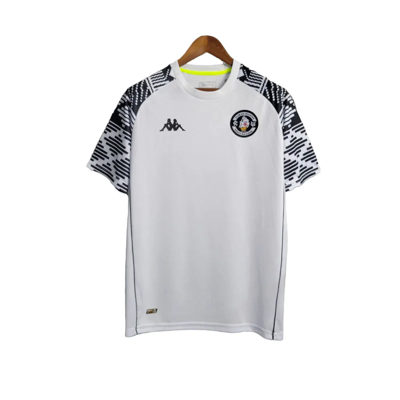 Camisa Vasco Pré-Jogo 23/24 Torcedor Kappa Masculina - Branco