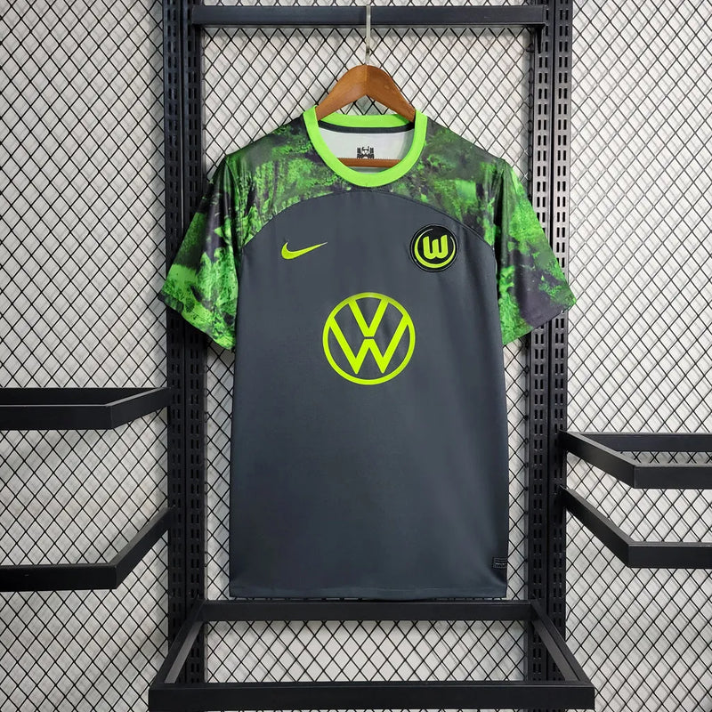 Camisa Wolfsburg II 23/24 - Torcedor Nike Masculina - Preto