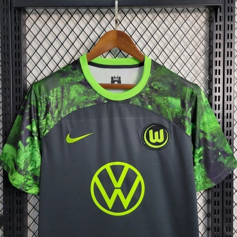 Camisa Wolfsburg II 23/24 - Torcedor Nike Masculina - Preto