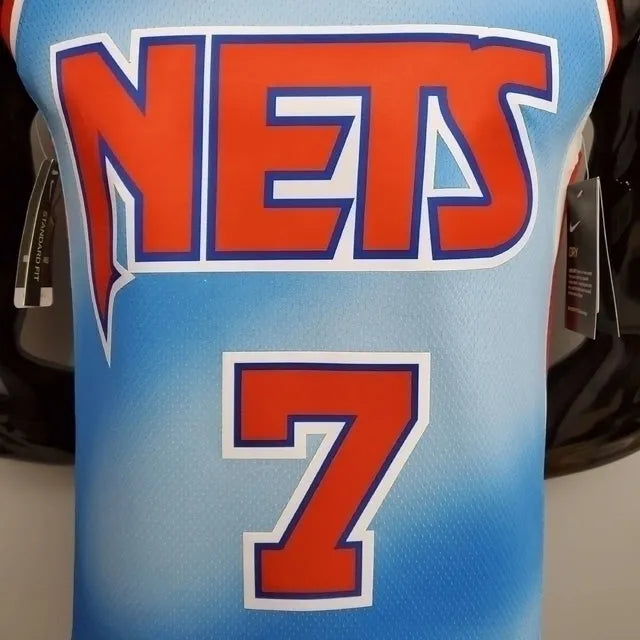 Camiseta Regata Brooklyn Nets Azul e Vermelha - Nike - Masculina